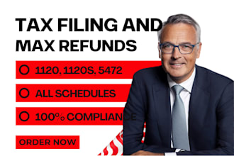 do us tax filing, US tax returns, llc tax, business tax 1120 5472 1040 cpa