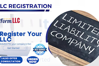 llc registration, amend or close llc, reinstate dissolve llc, dissolve llc, ein