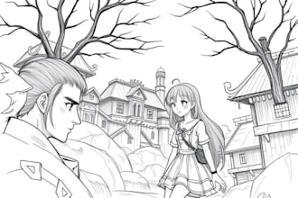 sketch you anime comic storyboards sketch art illustration or cartoon art style
