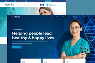 design healthcare, medical website, dental, clinic website
