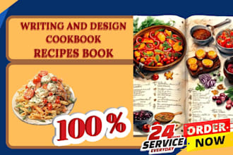 write recipes for your cookbook, recipe book and ebook