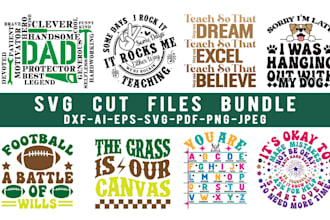 create svg t shirt cut files dxf 1 vector png bundle designs