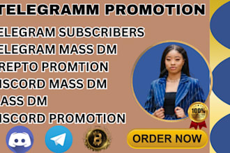 do token promotion, crypto telegram subscribers, grow telegram channel