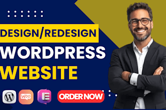 design or redesign, wordpress website, woocommerce site, real estate website idx