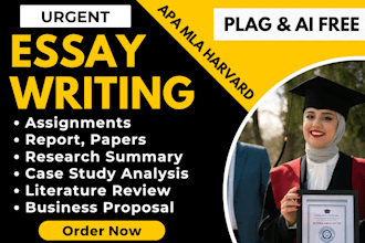 write assignment, research and summary, report, paper, case study