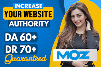 increase moz da domain authority 60 plus