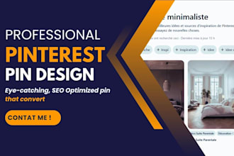 create custom pinterest pins design