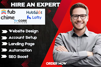 kvcore follow up boss crm hubspot lofty automation chime