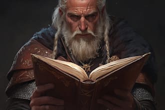 draw dnd character art and dnd character art