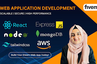 develop web applications using react, node, mongo db, tailwind css