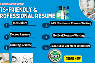 write ats healthcare resume doctor and nursing resume medical cv writing
