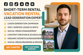 generate short term rental leads vacation rental leads airbnb short term leads