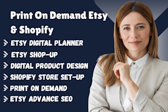 do etsy, shopify, sellfy, print ondemand, gelato, planner, svg journal design
