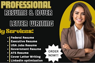 write an executive resume, professional ats resume writing, cv, cover letter