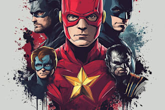 do you a dc or marvel style comic book superhero