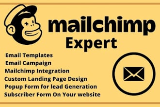 do mailchimp email marketing campaign design newsltter template setup automation