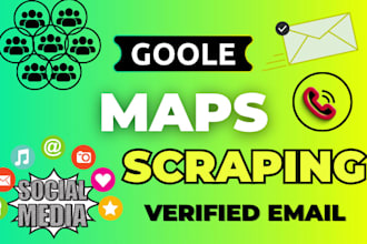 find email address, google map scraping and highly targeted b2b lead generation