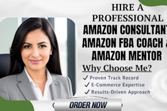 be your amazon consultant amazon fba coach and amazon mentor