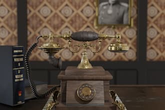 create realistic 3d assets modeling for games and movies