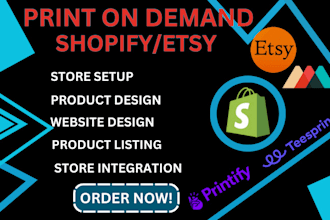 do etsy shopify print on demand, shopify pod, etsy store design, tiktok pod shop