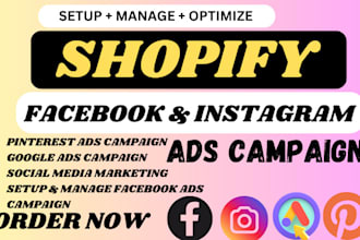 setup pinterest facebook google ads campaign social media marketing manager