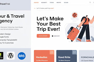 create tour and travel agency website in wordpress