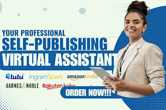 be book self publishing coach amazon consultant and KDP virtual assistant VA