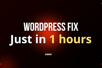 fix your wordpress website issue