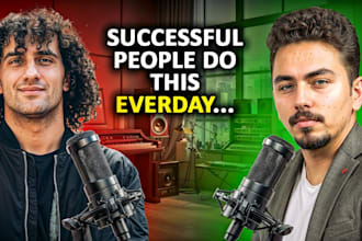 create an professional podcast youtube thumbnails to increase ctr
