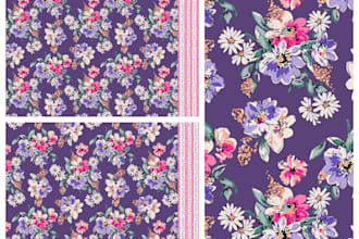 craft personalized patterns for textile products and branding