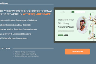 do expert squarespace web design modern mobile friendly