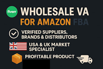 be do your  wholesale products amazon fba for  USA and UK