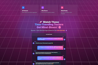 do modern futuristic figma web design