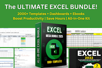 provide the only excel bundle you will ever need