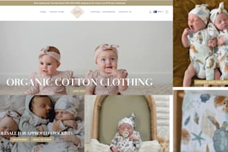 baby kid shopify store baby clothing baby toys fashion clothing shopify website