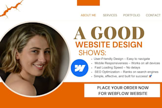 design redesign or develop webflow website, figma to webflow, webflow expert