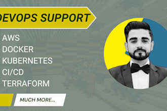 assist with AWS, kubernetes, docker, cicd, and devops tasks