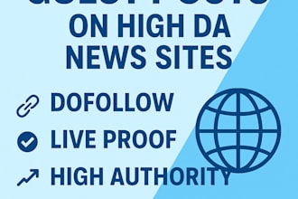 publish guest posts on high da news sites dofollow live proof