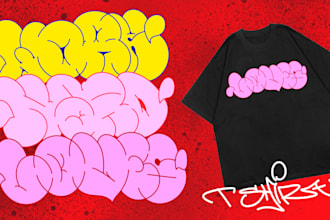 make throw up graffiti for your brand
