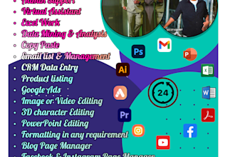 perform accurate data entry, data analysis, excel tasks