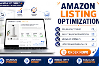 audit ur amz listing,seo optimization , fix listing