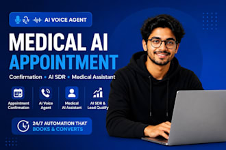 build medical ai receptionist patient assistance ai confirmation booking agent
