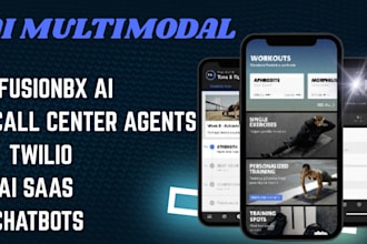 build fusionbx ai call center agents, multimodal ai saas twilio ai saas chatbots
