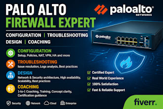 do your palo alto configuration, troubleshooting and explaining technology