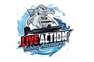 create creative and good looking shark logo design