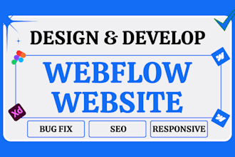 design and develop framer website fix bugs duplicate webflow framer landing page