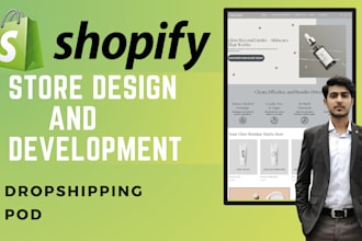 design a shopify store for beauty products