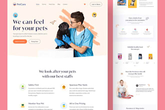 build dog walking website, pet sitting, dog trainer or pet supplier website wix