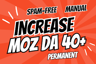 increase moz da increase of your website by seo backlinks