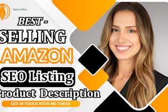 write amazon fba product listing description and SEO amazon listing optimization